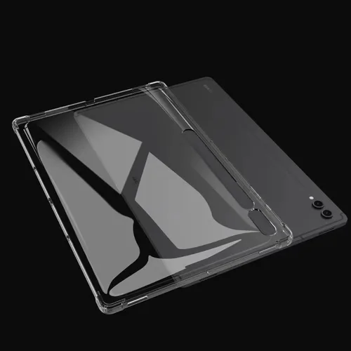 Vista 9 de Zeking Diseñada para Samsung Galaxy Tab S9 Plus/S10 Plus, ultra transparente, suave, flexible, transparente, TPU contraportada para Galaxy Tab S9