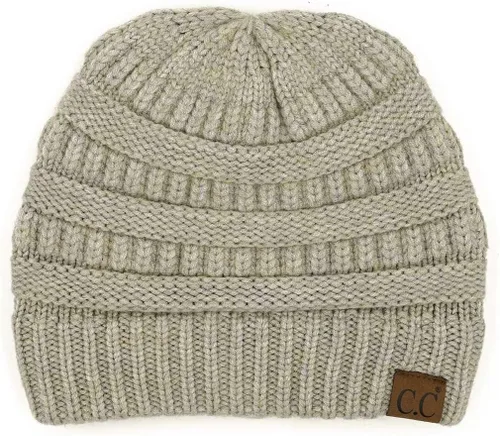 Vista 258 de C.C Trendy Warm Chunky Soft Stretch Cable Knit Beanie