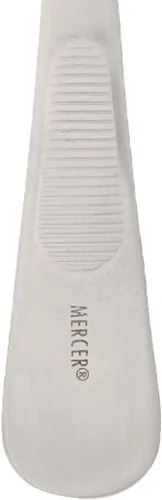 Vista 4 de Mercer Culinary Cuchara pequeña para saltear de acero inoxidable 18-8 con boquilla, 0.4 onzas, plata