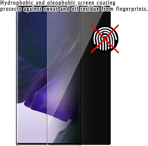 Vista 5 de Protector de pantalla de privacidad, compatible con HUAWEI WATCH Protector de película antiespía [vidrio templado]