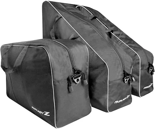 Vista 2 de Bolsas de equipaje ajustadas personalizadas de 3 piezas para Nissan 370Z, Negro