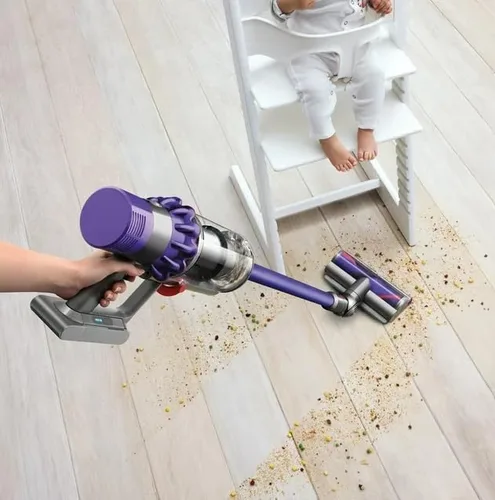 Vista 4 de Dyson V10 Animal + Aspiradora inalámbrica Púrpura/Hierro