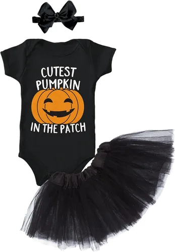 Vista 26 de Tcombo Pumpkin Face - Body Jack O' Lantern Naranja - Cara de calabaza negra