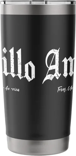 Vista 2 de Amarillo Gothic Design Stainless Steel Insulated Tumbler