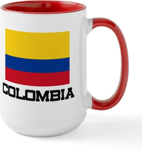 Vista 29 de CafePress - ITS COLOMBIA NOT COLUMBIA - FLAG Mugs - Coffee Mug, Large 15 oz. White Coffee Cup