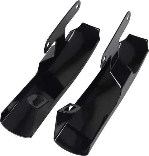 Vista 3 de Paneles de relleno para guardabarros de motocicleta, color negro brillante, para Harley Touring Road King Electra Glide FLHT FLHR 2009-2013