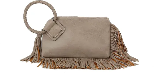 Vista 26 de Monedero de mano para mujer, cartera de noche con correa de mano, informal, formal, de cuero vegano, Metro Muse