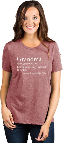 Vista 2 de Thread Tank Grandma Definition - Camiseta relajada para mujer