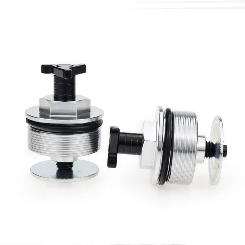 Vista 4 de LANBAO Tapas de horquilla de precarga para Suzuki DL650 V-Strom VSTROM 2004 05 06 07 08 09 2010 2011 2012 2013 2014 2015 2016 2017 2018 2019