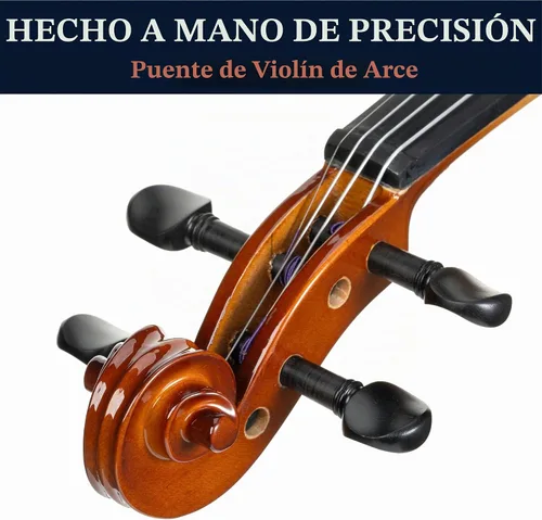 Vista 3 de Violín acústico/eléctrico de ébano Cecilio CVNAE, 4/4 (tamaño completo)