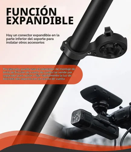 Vista 3 de Bicicleta 0.874 in TT Manillar Soporte de computadora para Garmin Edge GPS Bike Computer, contrarreloj/Tri Bar Mount Reemplazo para Garmin
