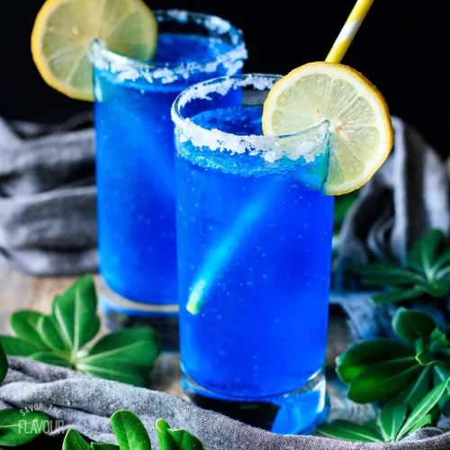 Vista 7 de Blue Drink Spirulina en polvo, sabor a bayas y miel, 12 onzas, mezcla de bebida azul, colorante natural para alimentos, perfecto para mezcla