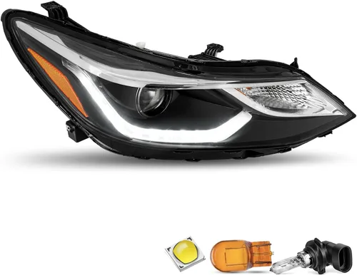 Vista 15 de JSBOYAT Compatible con el conjunto de faros delanteros Chevy Cruze 2016-2019 de repuesto, halógeno, no proyector, faro delantero estilo OE, lado