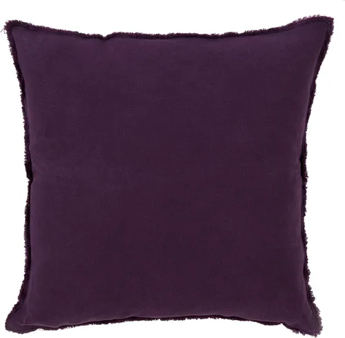 Vista 10 de SARO LIFESTYLE Almohada de diseño con flecos con relleno de plumón, negro, 20 pulgadas (13049.BK20S)