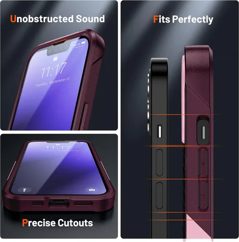 Vista 374 de Jeylly Funda para iPhone SE/Funda para iPhone 5S, Exterior de Plástico Duro que Absorbe Golpes + Interior de Silicona de Goma Defensor contra