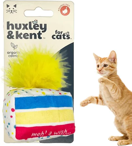 Vista 26 de Huxley & Kent Juguete de Peluche para Gatos - Juguete Interactivo de Hierba Gatera para Gatos y Gatitos - Suave con Crujido y Hierba Gatera