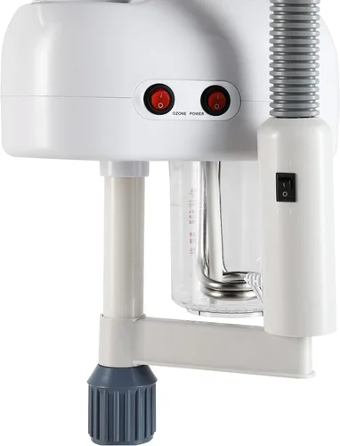 Vista 6 de Funnylife Vaporizador facial 2 en 1 con lámpara de aumento 5X, vaporizador facial de aromaterapia para salón de belleza en el hogar, cuidado