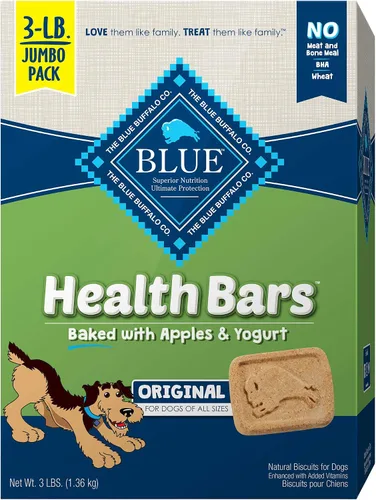 Vista 29 de Blue Buffalo Health Bars Galletas para Perros Crujientes, Horneadas al Horno con Ingredientes Naturales, Calabaza y Canela, Bolsa de 16 onzas