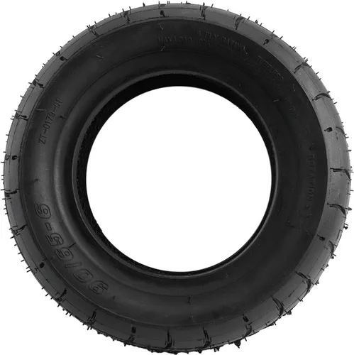 Vista 9 de 90/65-6 Tubeless Tire, 11x3 Electric Scooter Thick Tire, 4PR Nylon Off-Road Replacement Wheel for Balance Car and Outdoor Sports, Black