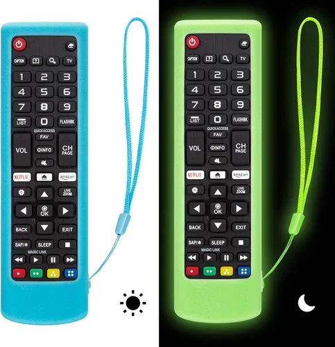 Vista 14 de Control remoto retroiluminado para LG Smart TV, reemplazo universal para todos los controles remotos LG TV para un fácil uso nocturno.