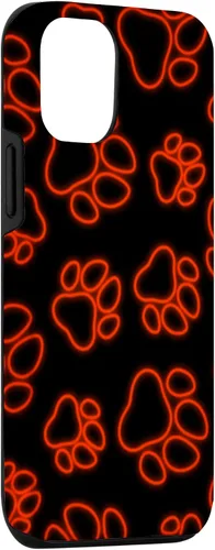 Vista 3 de Funda para iPhone 15 Orange Cat Paws