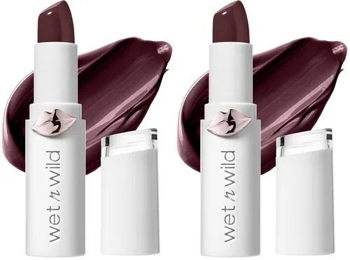 Vista 10 de wet n wild labial de color con alto brillo y mega duración Ropa fuera