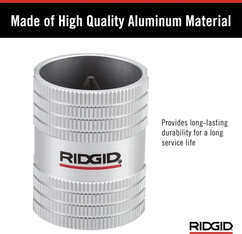 Vista 7 de RIDGID 29983 Modelo 223S 1/4" a 1-1/4" Escariador interior/exterior de cobre y acero inoxidable para tubos y tuberías, pequeño (Paquete de 12)