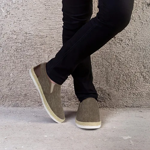 Vista 6 de TOBER Mocasines casuales sin cordones para hombre, zapatos de barco, zapatos antideslizantes para caminar, zapatos de moda para hombres, ocio