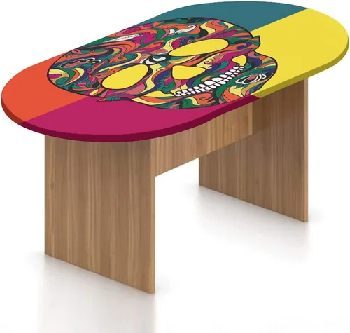 Vista 12 de Mantel ovalado ajustable de poliéster elástico para invierno, diseño de bosque abstracto monocromático, hojas y bosques, se adapta a mesas ovaladas