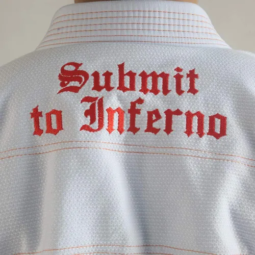 Vista 5 de FLUORY Ligero BJJ Gi, uniforme brasileño Jiu Jitsu para hombres y mujeres