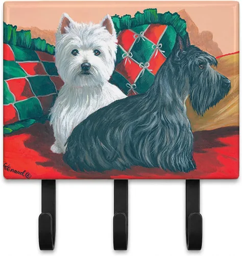 Vista 48 de Caroline's Treasures Bichon Frise Sisters - Ganchos para correa o llavero, multicolor