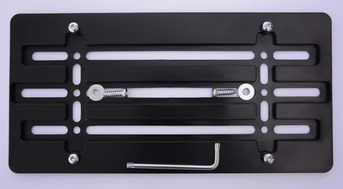 Vista 2 de Soporte de placa de matrícula para modelos BMW SUV Sedan Coupé + juego de accesorios (soporte)