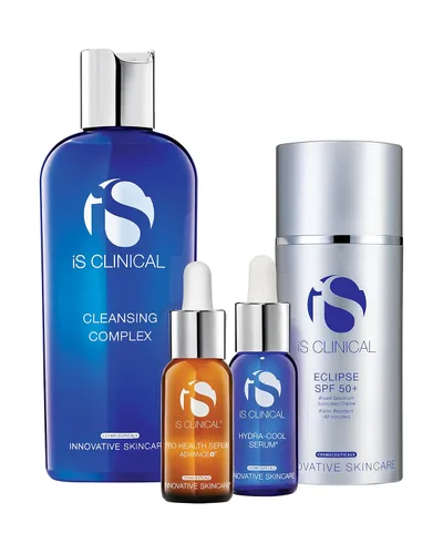 Vista 2 de iS CLINICAL Pure Calm Collection, Calming Skincare Full Régimen, juego de regalo de colección, perfecto para pieles rojas o irritadas