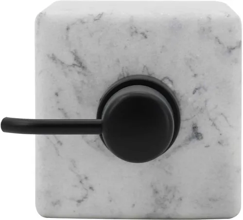 Vista 9 de dispensador rectangular de resina premium para cuarto de baño, para champú, acondicionador, loción corporal, diseño moderno recargable con bomba