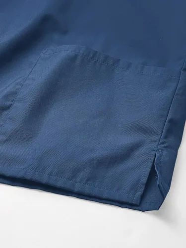 Vista 6 de Cherokee Men and Women Scrub Set, Modern Fit V-neck Scrub top with Mid Rise Drawstring Pants WW530C