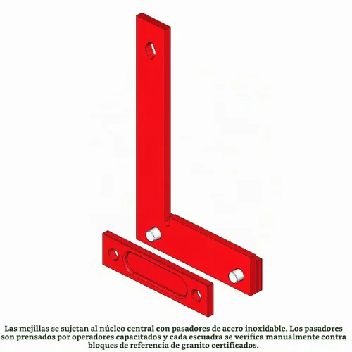 Vista 8 de Woodpeckers Escuadra de carpintería de precisión, 6 pulgadas, aluminio, fabricado en Estados Unidos, escuadra con múltiples características
