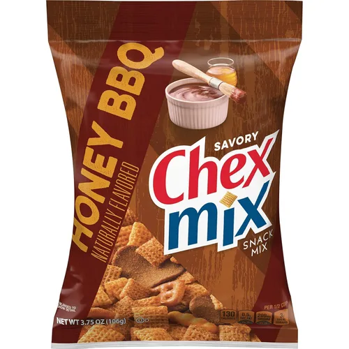Vista 19 de Chex Mix Mezcla de aperitivos, cheddar, bolsas de aperitivos salados, paquete múltiple, 1.75 onzas, 10 unidades Corn & Wheat Chex, Cheese Crackers