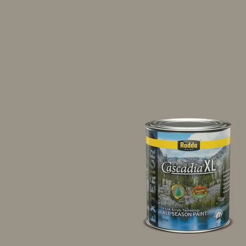 Vista 103 de Rodda Paint CASCADIA XL Pintura e imprimación satinada exterior en uno, cuarto de galón, pimienta de Jamaica