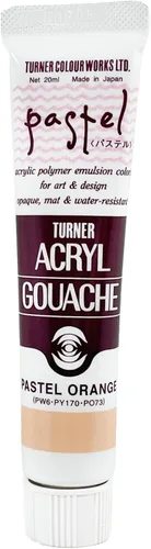 Vista 25 de Turner Colour Works Acryl Gouache Artist Pintura acrílica - Tubo individual de 0.7 fl oz - Siena quemada