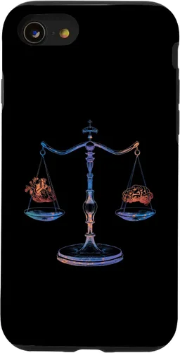 Vista 18 de Funda para iPhone 16 con corazón y cerebro