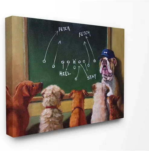 Vista 18 de Stupell Industries Some Bunny Loves You Adorable conejo en espejo, diseñado por Lucia Heffernan, arte de pared en lienzo, color rosa, 16 x 20