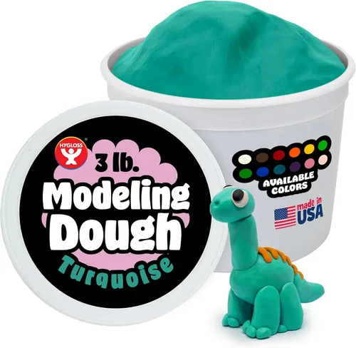 Vista 25 de Hygloss Masa de Modelado para Niños – Masa Sensorial Segura y No Tóxica para Artes y Manualidades – Tubo de 1.4 kg – Arcilla de Juego