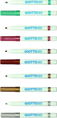 Vista 5 de ESTUCHE 5 ROTULADORES Giotto DECOR METAL SURTIDOS