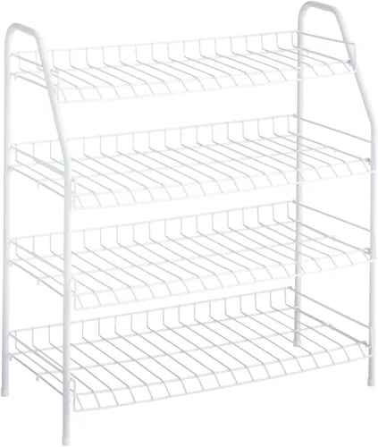 Vista 11 de Rubbermaid Juego de 3 cubos apilables de alambre de almacenamiento, fácil de montar, color blanco para armario/estantería/juguetes, organizador