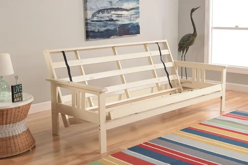 Vista 7 de Kodiak Futons Monterey - Marco de futón con cajones, incluido, color nuez Solo marco