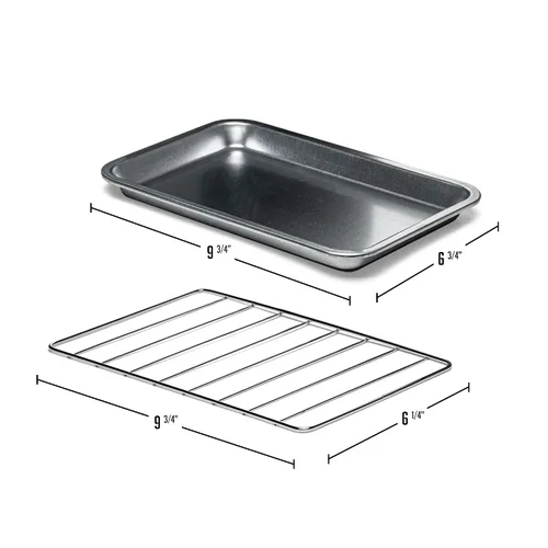 Vista 7 de OVENTE Horno tostador de encimera de 8L con temporizador de 60 minutos, control de temperatura ajustable, bandeja para hornear fácil de limpiar