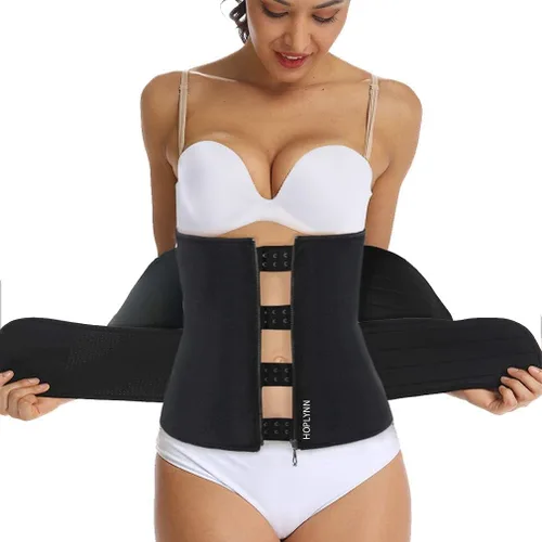 Vista 2 de Faja modeladora de neopreno para cintura, para sudar, para perder peso y darle forma a la cintura, para mujer