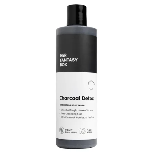 Vista 5 de Her Fantasy Box Gel de baño hidratante con vitaminas corporales: limpiador multivitamínico con vitaminas A, B6, C y E, hidratante y pH equilibrado