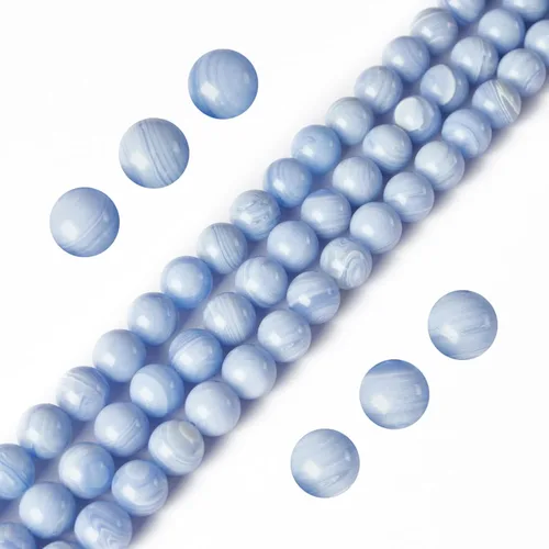 Vista 17 de 100 piezas de cuentas de amatista natural de 6 mm, cuentas de piedras preciosas redondas sueltas para hacer joyas