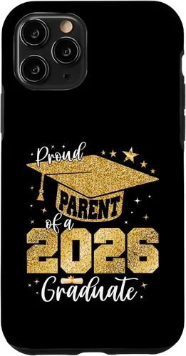 Vista 29 de Proud Parent of a Class of 2026 Graduate Senior Graduation Case for iPhone 16